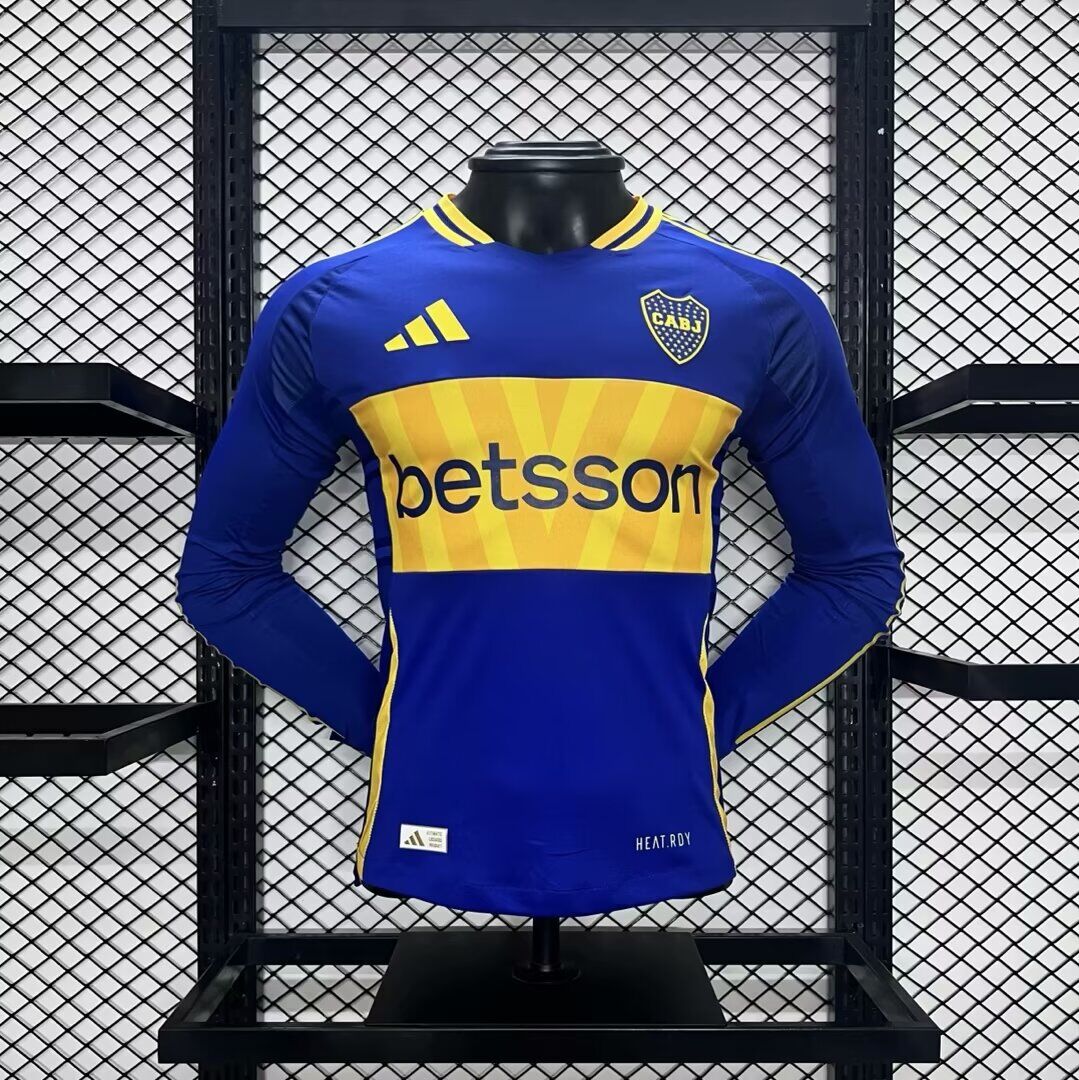 AAA Quality Boca Juniors 24/25 Home Long Jersey(Player)